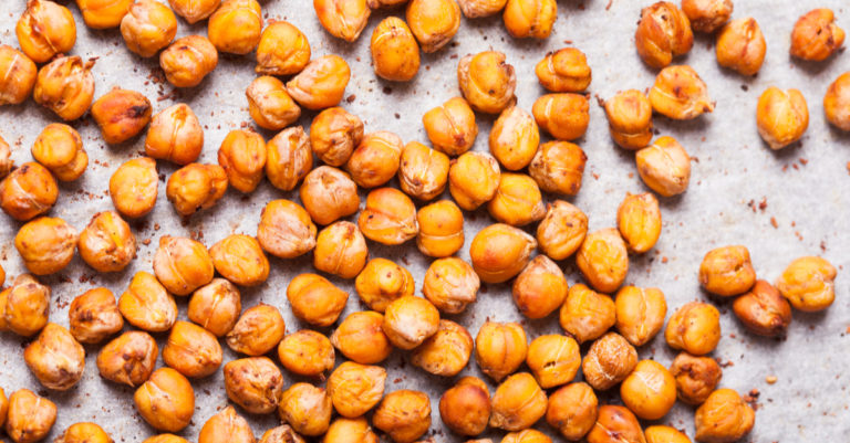 Zo maak je knapperig gekruide poppeas (crispy chickpeas)