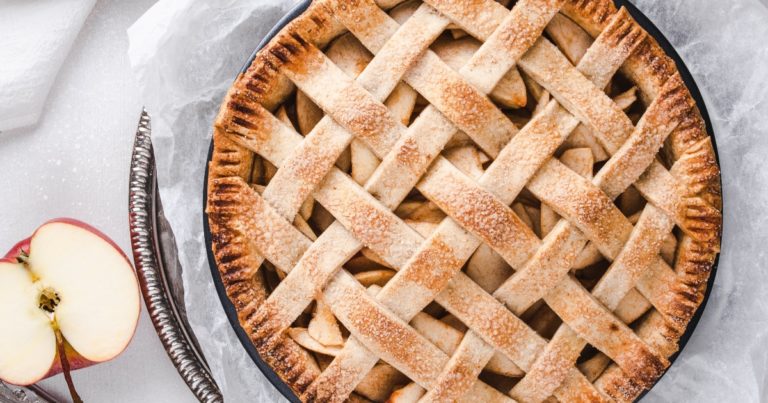 Recept: Vegan appeltaart