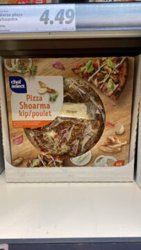 Pizza kipshoarma Lidl