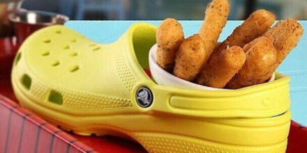eten in crocs geserveerd