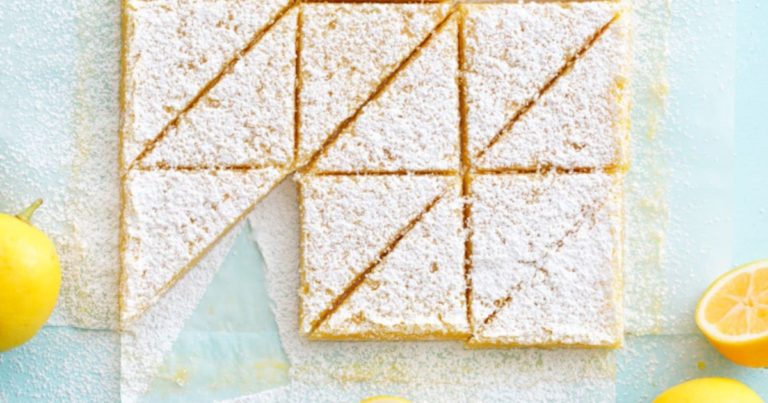 Recept: zo maak je lekkere frisse lemon bars