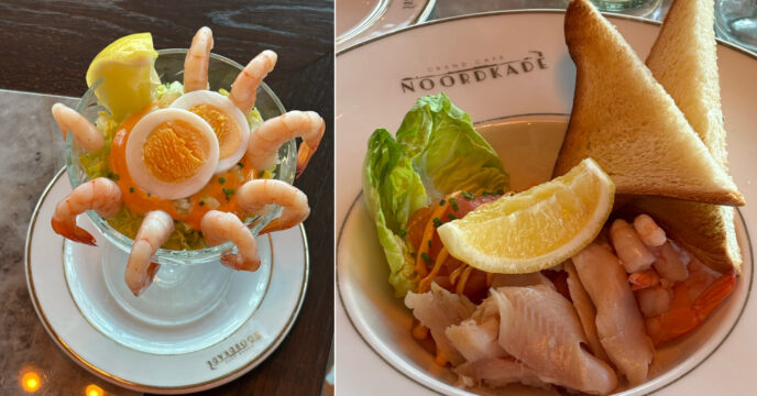 garnalencocktail en visplateau Noordkade