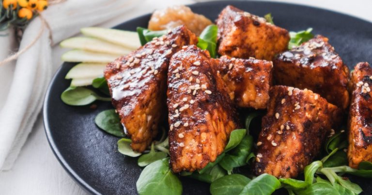 Recept: geroosterde tempeh met appel