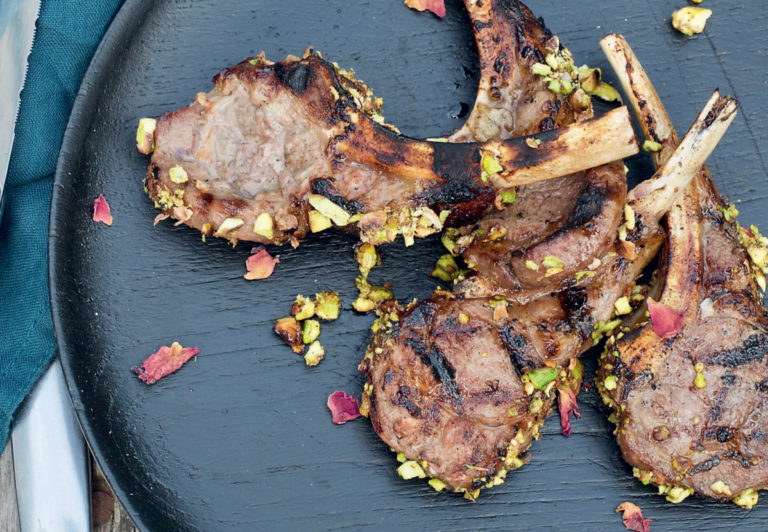 Recept: lamskoteletjes met pistachekorst