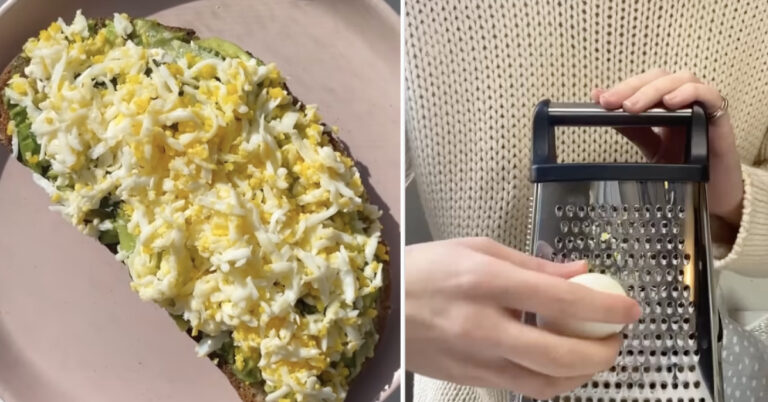 Nieuwe viral hit: geraspt ei op brood