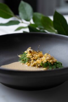 verschillende bereidingen van prei restaurant Hemel & Aarde