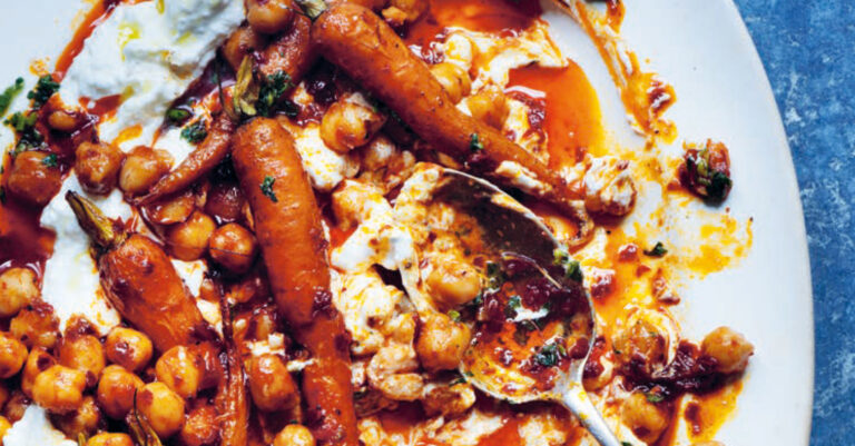 Recept: honing-harissa-wortelen met opgeklopte feta