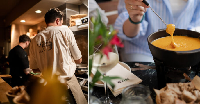 Kaasfondue bij Smelt in Amsterdam
