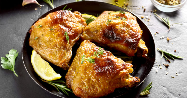Recept: waanzinnig lekkere crispy kip met knoflook en boter