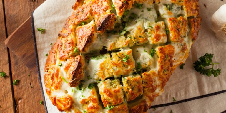 Old school knoflookbrood