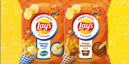 lays patatje mayo sate