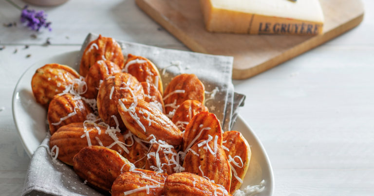 Recept: hartige madeleines met Gruyère