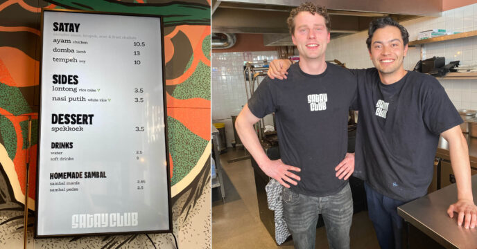 mannen van de Satay Club