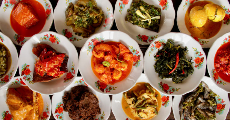 Favo’s op de Indonesische rijsttafel