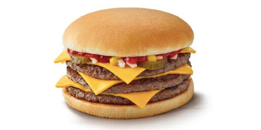 Burger mcd cheese double McDONALD'S, Double