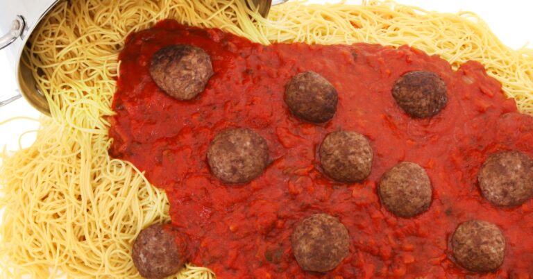 Hype in Amerika: spaghetti dump dinner