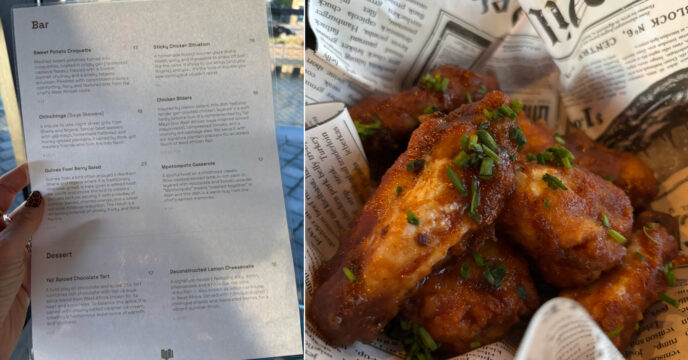 Menu MoMi Diemen Sticky Chicken Situation