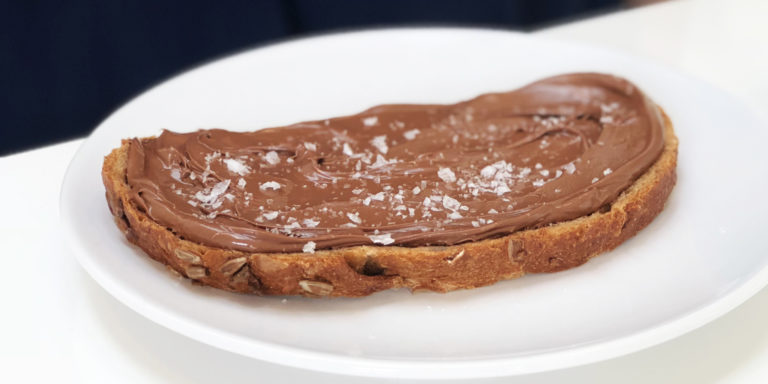 Doe eens zeezout op je Nutella