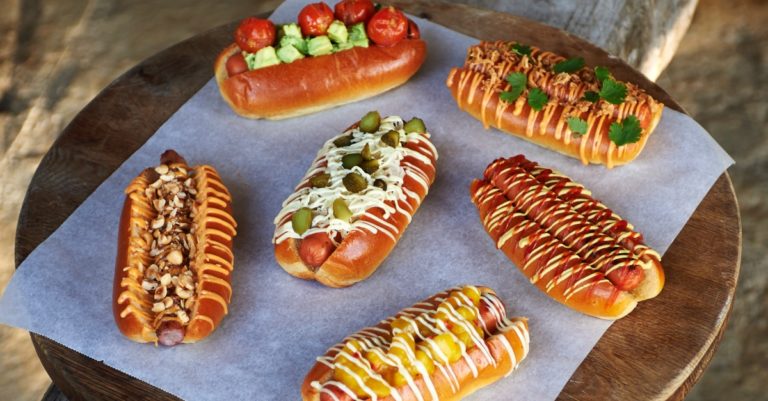 10x hotdog variaties van Julius Jaspers