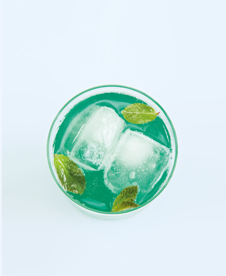 Recept: Munt-spirulinakombucha