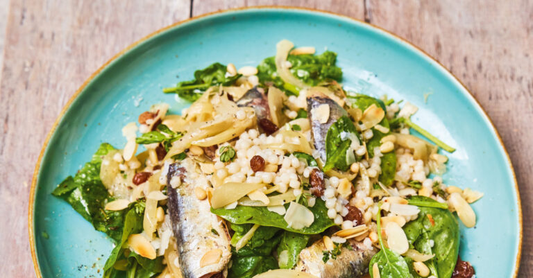 Recept: parelcouscoussalade met sardines