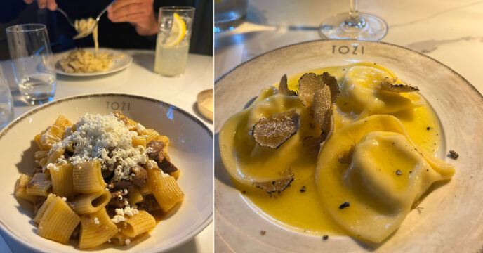 pasta van TOZI Amsterdam