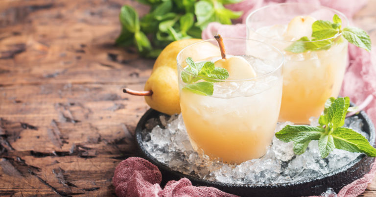 Grim’ de Poire met tonic