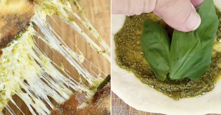Gezond en heel lekker recept: gevulde knoflookpesto pita’s