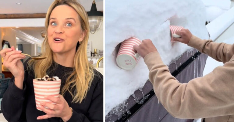 ‘Sneeuwkoffie’ van Reese Witherspoon gaat viraal op TikTok: geniaal of supergoor?