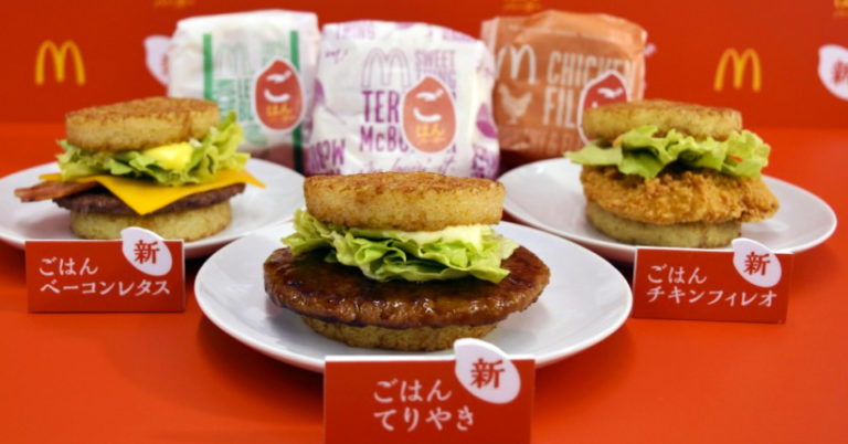 McDonald’s komt met burger’broodje’ van rijst