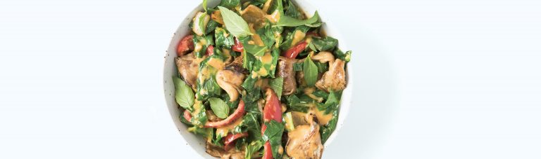 Recept: rode curry met paddenstoelen