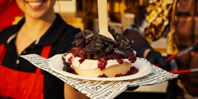 Limoencheesecake met Oreo-brownies