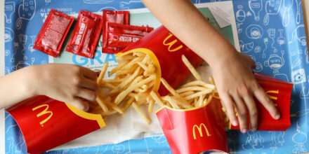 McDonald's friet op schaal