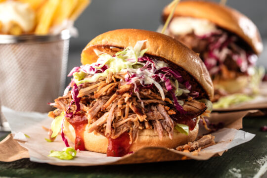 Pulled Pork Burger Coleslaw