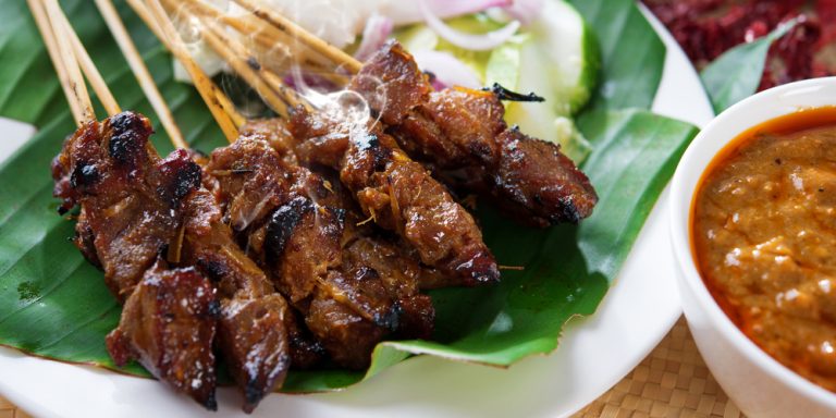 Saté kambing: favoriet in Indonesië