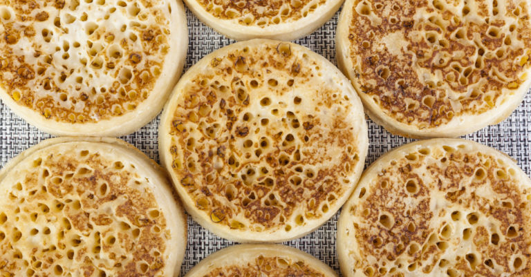 Echt proberen: crumpets