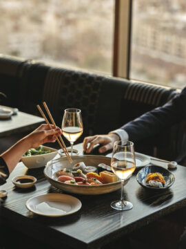 Sushi bij NOBU in Barcelona