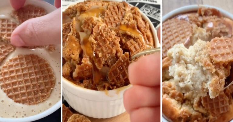 Lekkerste ontbijt ooit: Stroopwafel baked oats