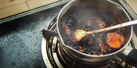 verbrand eten
