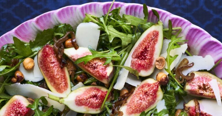 Recept: VIJGENSALADE MET PARMEZAANSE KAAS